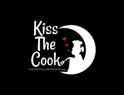 Logo Design for Kiss The Cook Catering of Las Vegas